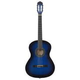 Vidaxl Guitar Classic Beginner 4 4 39 Lindenhout Blue