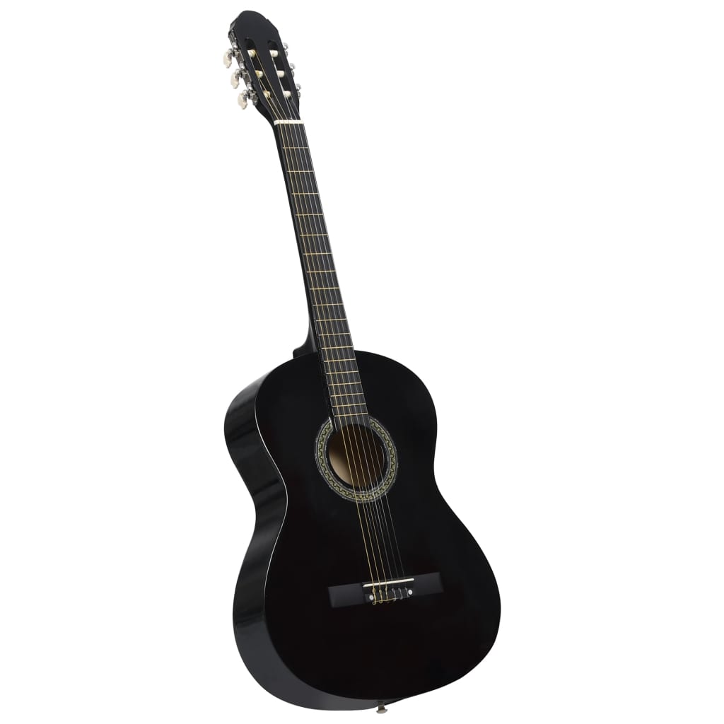 Vidaxl Guitar Classic začátečník 4 4 39 Lindenhout Black