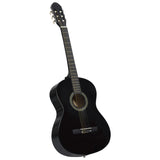 Vidaxl Guitar Classic začetnik 4 4 39 Lindenhout Black