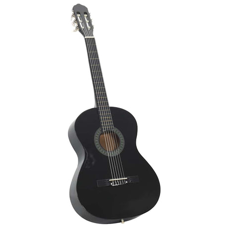 Vidaxl Guitar Classic Beginner 4 4 39 Lindenhout Black