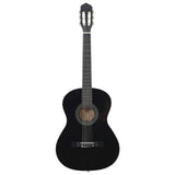 Vidaxl Guitar Classic Beginner 4 4 39 Lindenhout Black