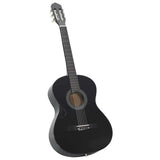 Vidaxl 12 pièces de guitare Début Classic 4 4 39 Black