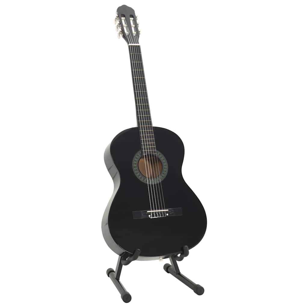 Vidaxl 12 pièces de guitare Début Classic 4 4 39 Black