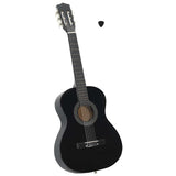 Vidaxl Guitar Classic débutant et enfants 3 4 36 Black