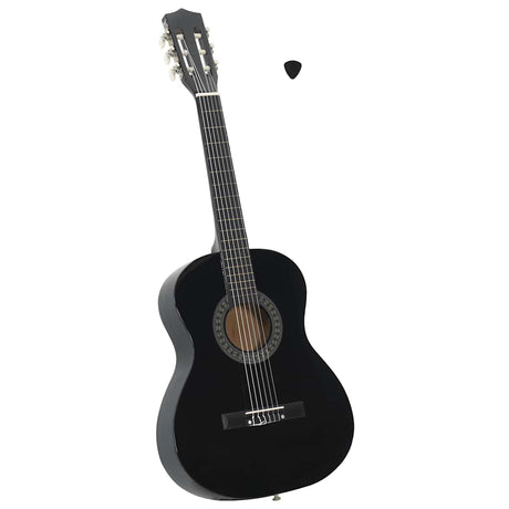 Vidaxl Guitar Classic débutant et enfants 3 4 36 Black