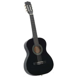 Vidaxl Guitar Classic débutant et enfants 3 4 36 Black
