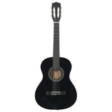 Vidaxl Guitar Classic débutant et enfants 3 4 36 Black