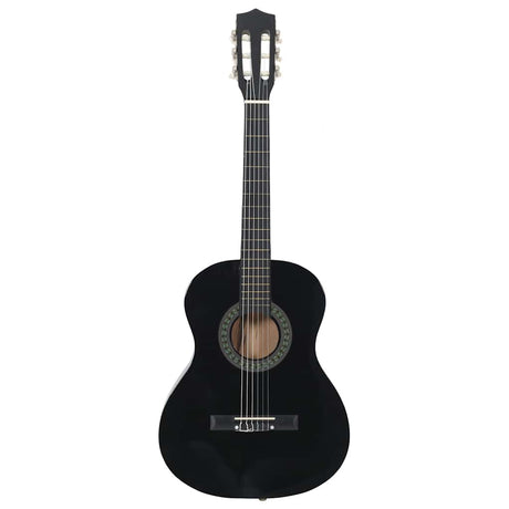 Vidaxl Guitar Classic débutant et enfants 3 4 36 Black