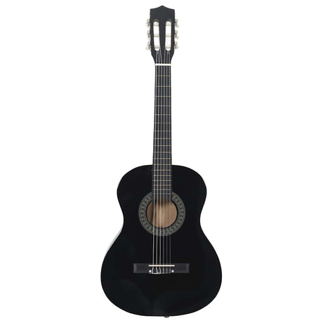Vidaxl 8 pièces Guitar Début Classic 3 4 36 Black