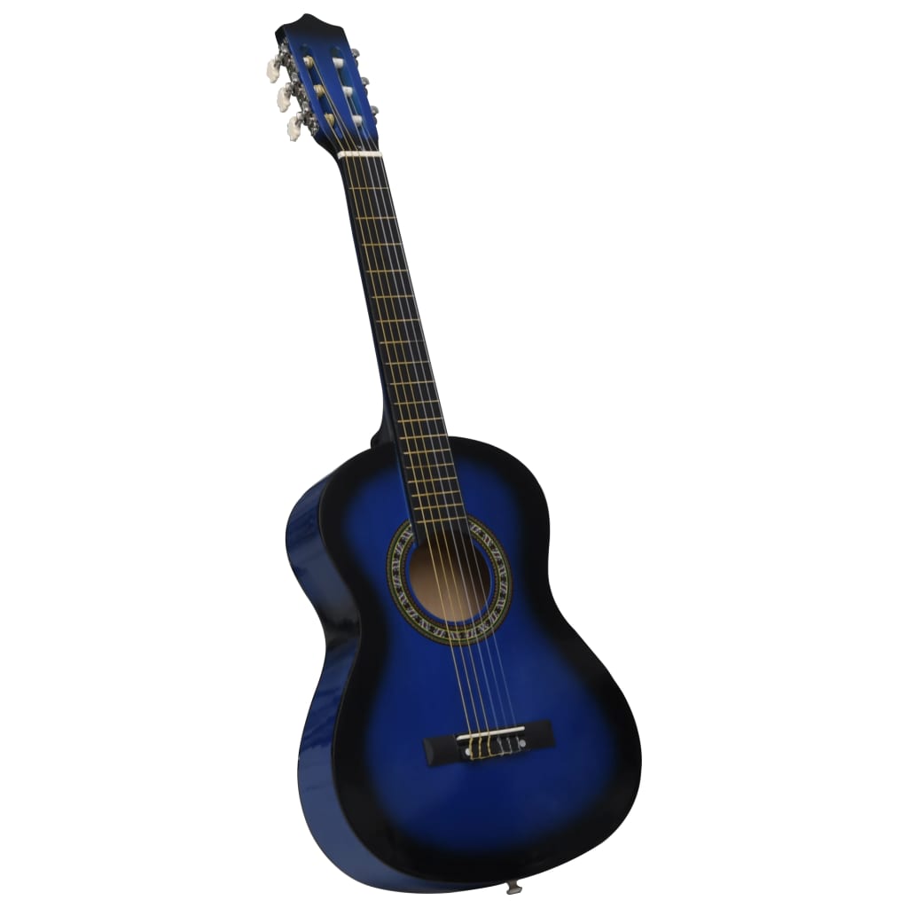 Vidaxl Guitar Classic Beginner and Children 1 2 34 Blue