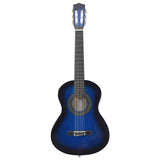 Vidaxl Guitar Classic débutant et enfants 1 2 34 bleu