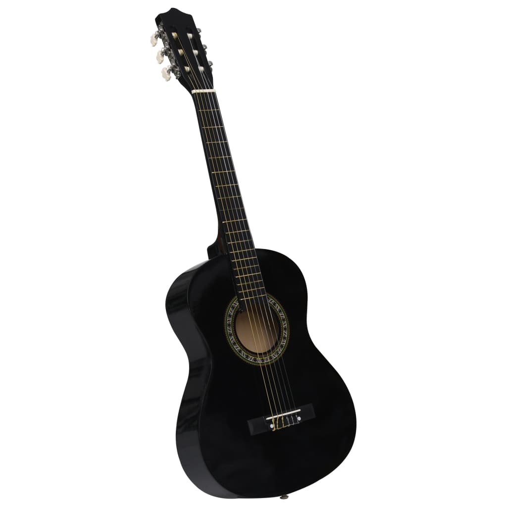 Vidaxl gitaar klassiek beginner en kinderen 1 2 34 zwart