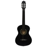 Vidaxl Guitar Classic nybegynner og barn 1 2 34 Black