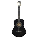Vidaxl Guitar Classic débutant et enfants 1 2 34 noir