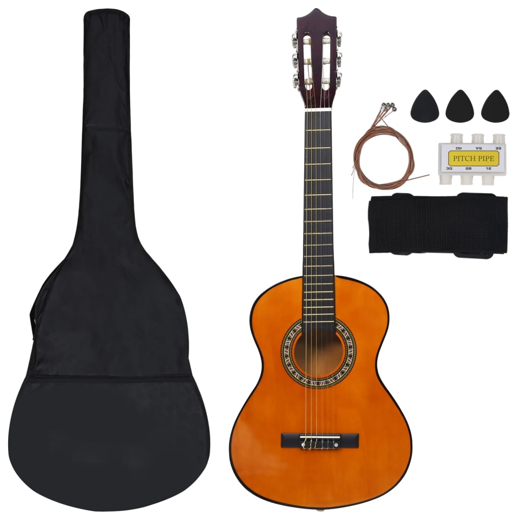 Vidaxl Guitar 8 pièces Set Classic Beginner 1 2 34