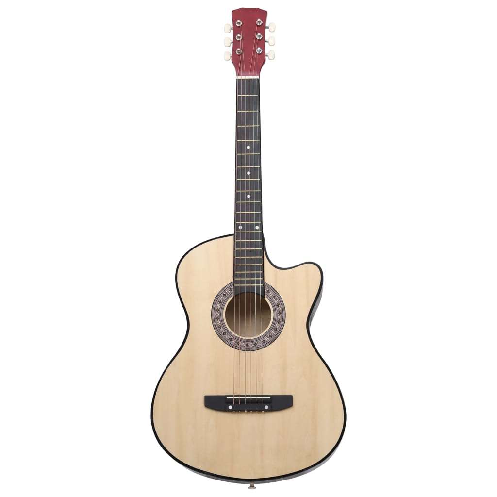 Vidaxl Guitare Cutaway avec 6 cordes Western Acoustic 38 Lindenhout