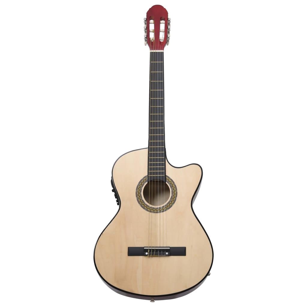 Vidaxl Guitare Cutaway avec égaliseur 6 cordes Western Classic