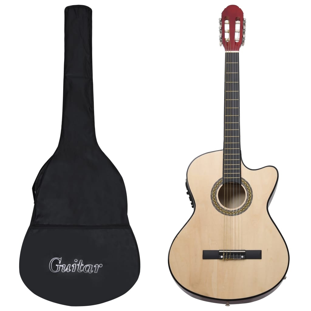 Vidaxl Juego de guitarra de 12 piezas con ecualizador y 6 cuerdas Western