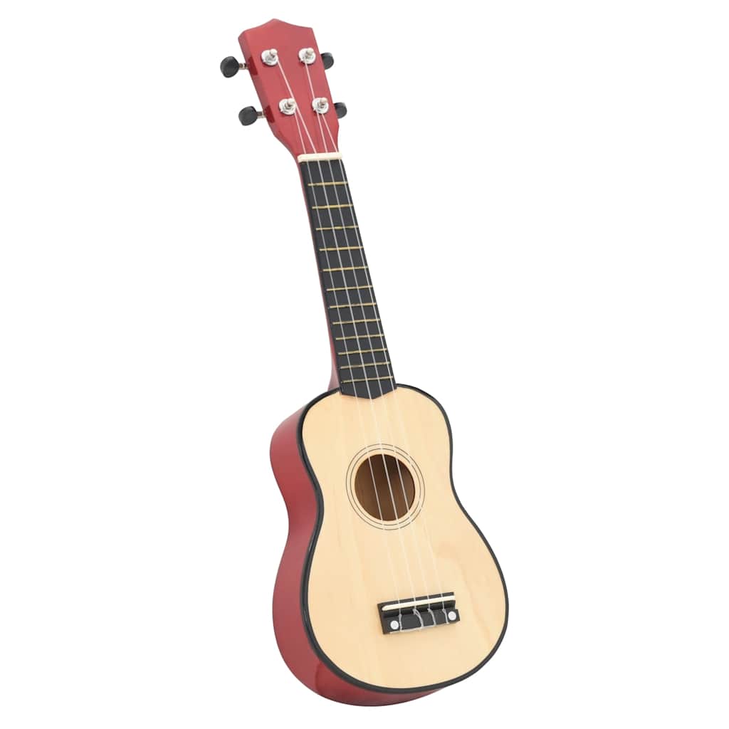 Vidaxl ukulelelet avec sac pour enfants soprano 21 '' colorés de bois clair