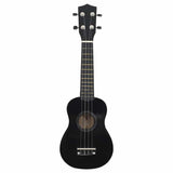 Vidaxl ukulelelet avec sac pour enfants soprano 21 '' noir