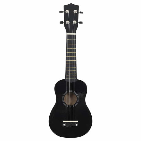 Vidaxl ukulelelet avec sac pour enfants soprano 21 '' noir