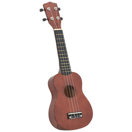 Vidaxl ukuleleleset avec sac pour enfants soprano 23 '' Darkhout colored