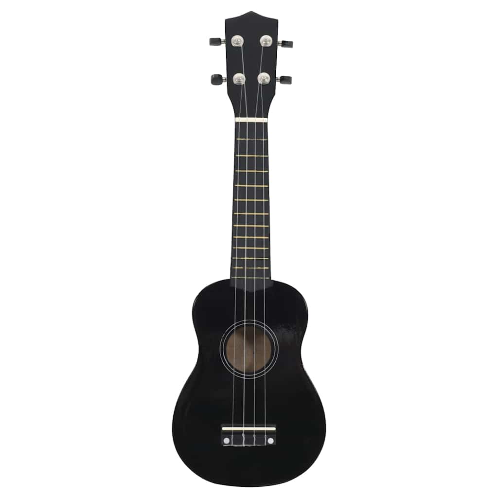 Vidaxl ensemble ukulélé avec sac pour enfants soprano 23'' noir