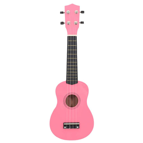 Vidaxl ukulelelet avec sac pour enfants soprano 23 '' rose