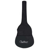 Vidaxl Guitaartas til 4 4 klassiske guitar 100x37 cm stof sort