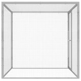 Vidaxl Cat Cage 1.5x1.5x1.5 M de acero galvanizado