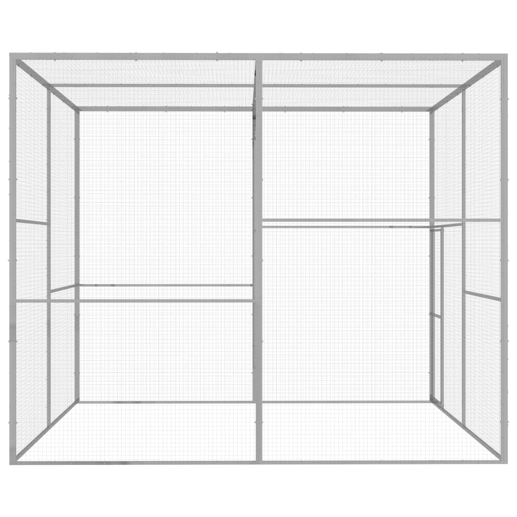 VIDAXL -Katzenkäfig 3x3x2,5 m verzinkter Stahl