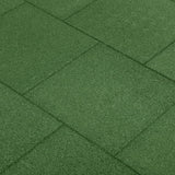 Carreaux Vidaxl Valt 18 ST 50x50x3 cm en caoutchouc vert