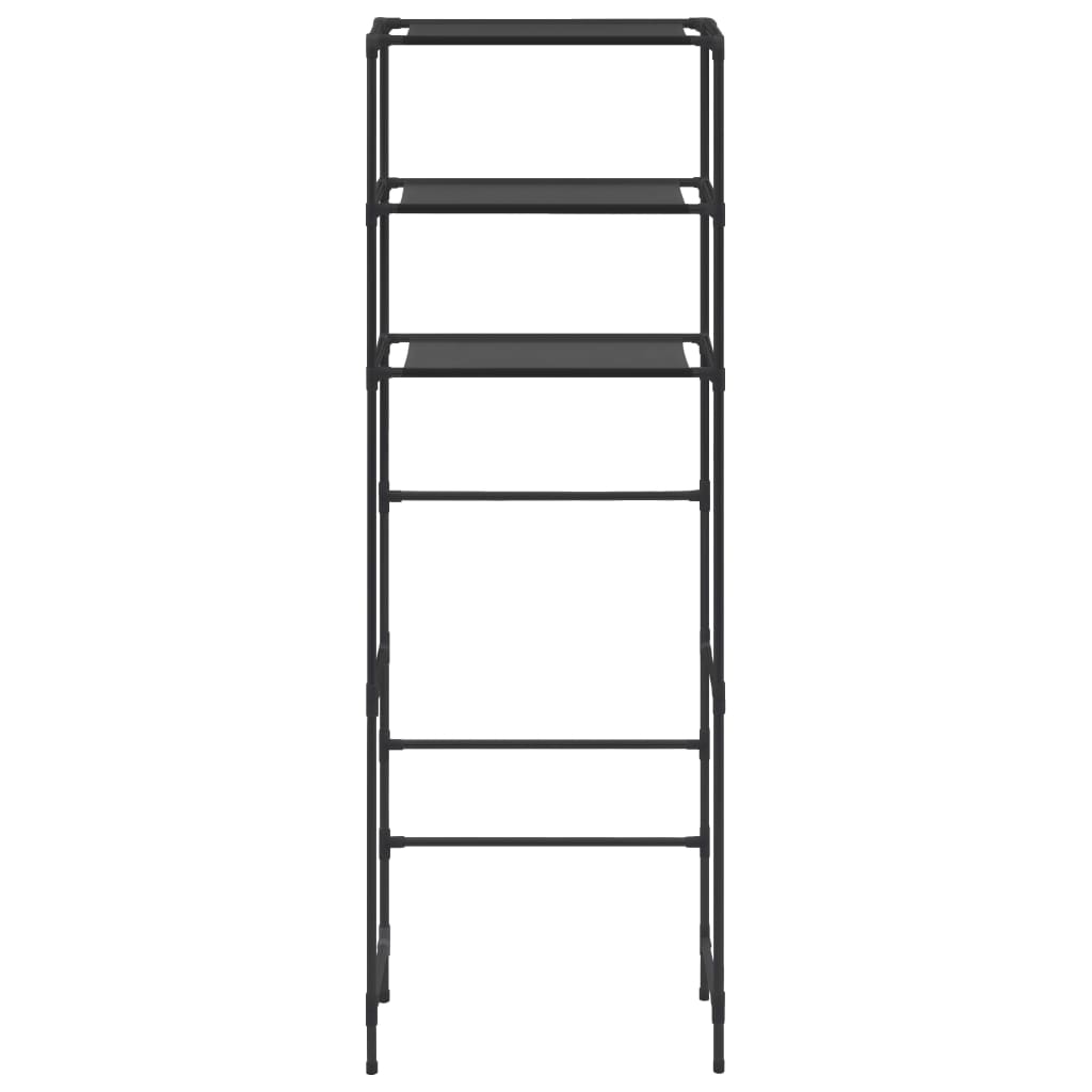 Vidaxl storage rack for Upstairs 3-layer 53x28x169 cm black