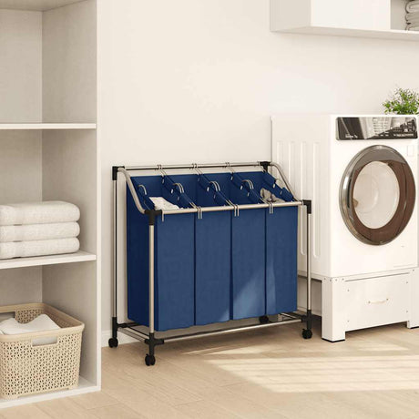 Vidaxl Washing Sourter avec 4 basking stelle bleu