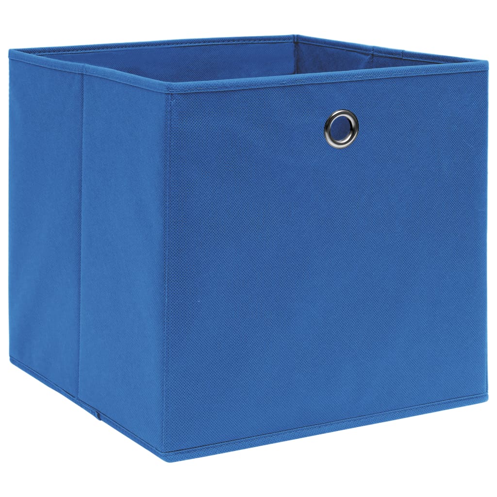 Vidaxl Storage boxes 4 pcs 32x32x32 cm Fabric blue