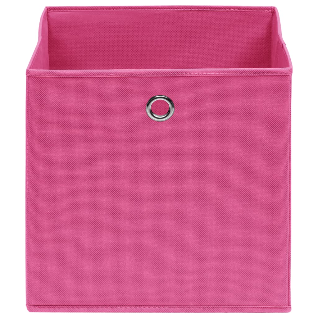 Vidaxl Storage boxes 4 pcs 32x32x32 cm Fabric Pink