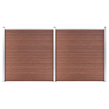 Vidaxl hegn 353x186 cm HKC Brown