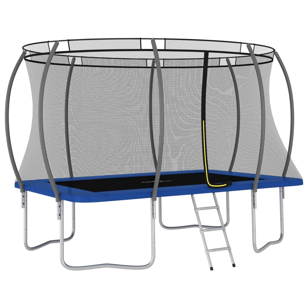 Vidaxl trampolin set rektangulär 150 kg 335x244x90 cm