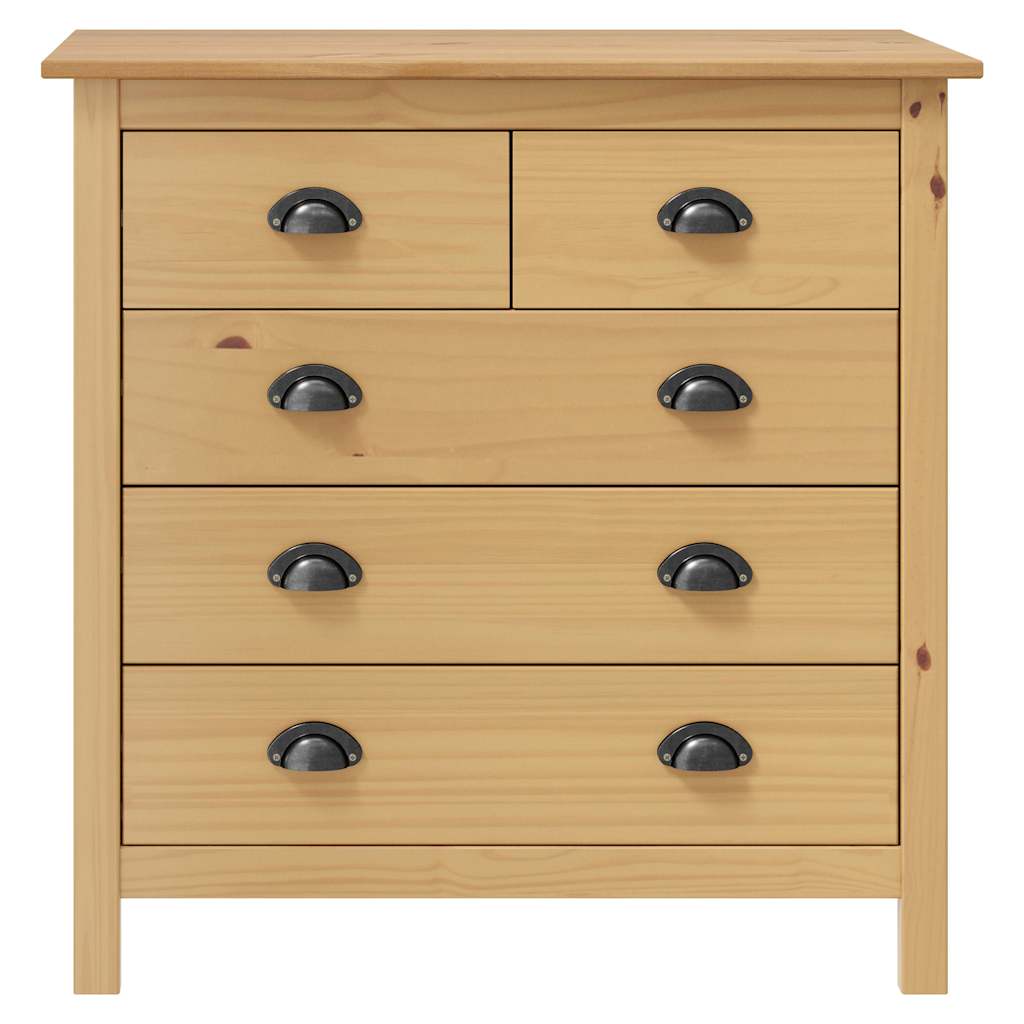 Vidaxl dressoir hill 79x40x80 cm massief grenenhout