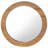 VidaXL wall mirror around 60 cm teak wood