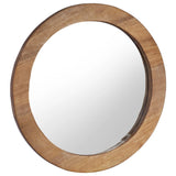 Vidaxl Wall Mirror omkring 60 cm teak træ