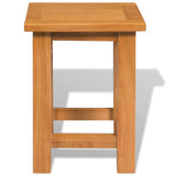 Vidaxl bijzettafels 2 st 27x24x37 cm massief eikenhout