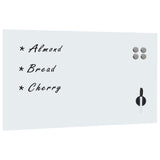 Vidaxl Magnetic Board Wall Montering 120x60 cm glas