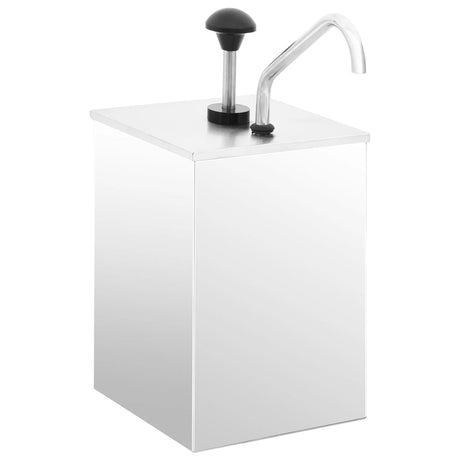 Distributeur de sauce vidaxl 3,5 l en acier inoxydable