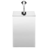Distributeur de sauce vidaxl 3,5 l en acier inoxydable