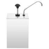 Distributeur de sauce vidaxl 3,5 l en acier inoxydable