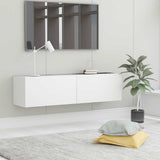 Vidaxl tv-meubel 120x30x30 cm bewerkt hout wit