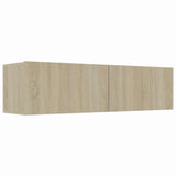 Vidaxl tv-meubel 120x30x30 cm bewerkt hout sonoma eikenkleurig