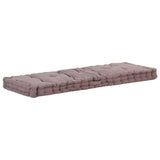 Vidaxl Pallet floor cushions 2 st cotton taupe