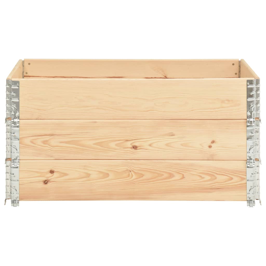 Vidaxl paletopzetranden 3 ST 80x120 cm Pine solide